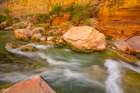 USA-Arizona-Grand Canyon National Park Havasu Creek on Colorado River Art Print